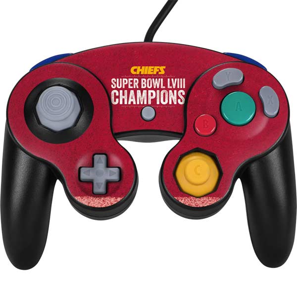 NFL Chiefs Super Bowl LVIII Champions Nintendo GameCube Controller Skin