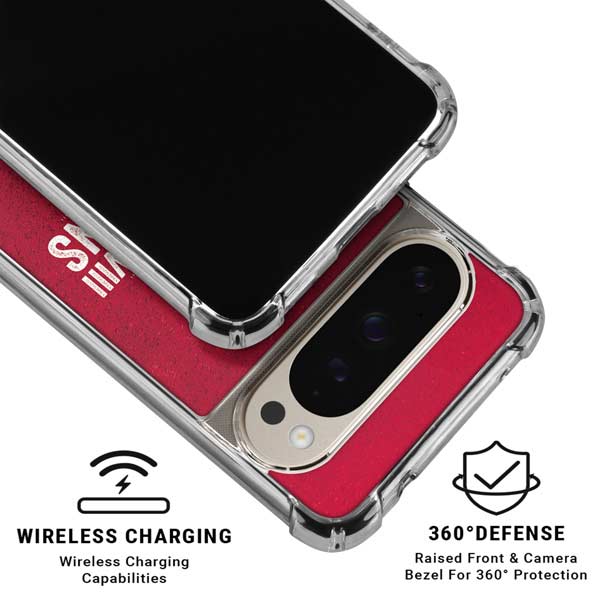NFL Chiefs Super Bowl LVIII Champions Pixel 9 Pro XL Clear Case