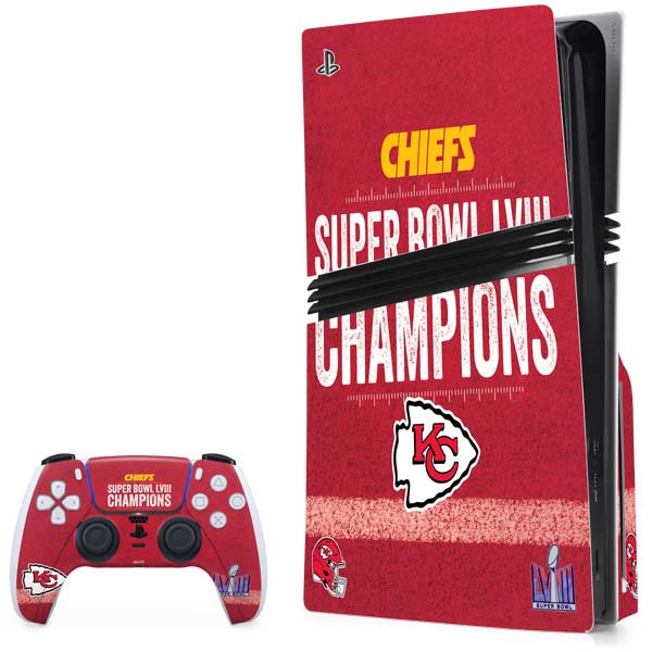NFL Chiefs Super Bowl LVIII Champions PlayStation PS5 Skins