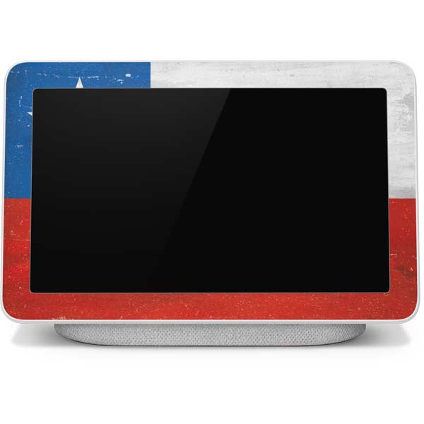 Chile Flag Distressed Google Home Hub Skin