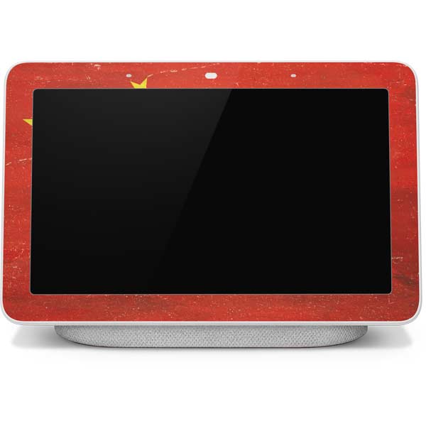 Chinese Flag Distressed Google Home Hub Skin