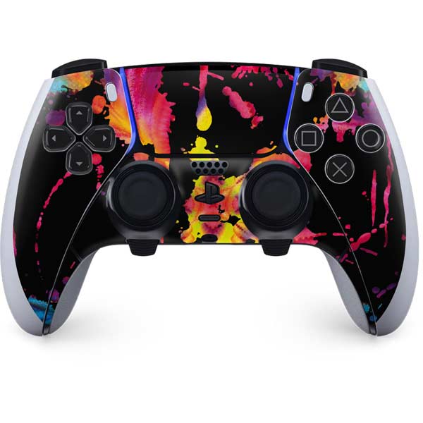 Chromatic Splatter Black PlayStation PS5 Skins