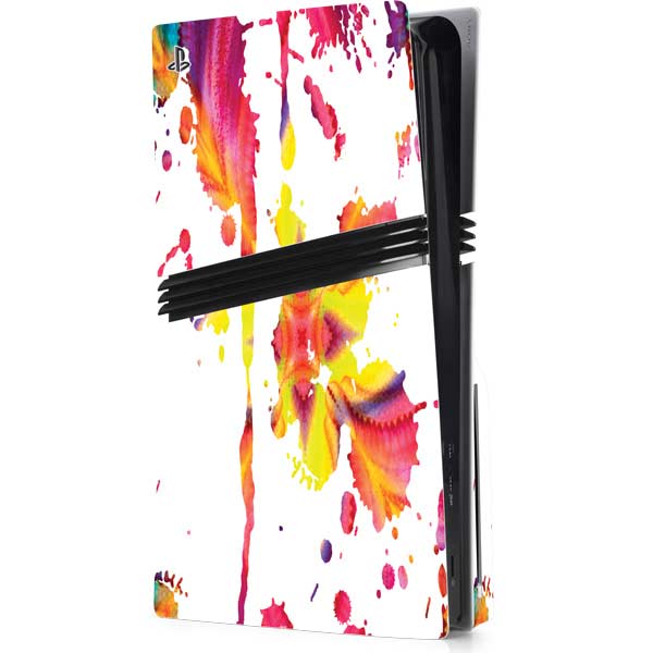 Chromatic Splatter White PlayStation PS5 Skins