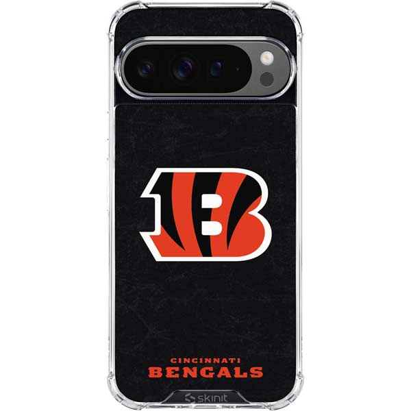 NFL Cincinnati Bengals - Distressed Google Pixel 10 Pro XL Clear Case