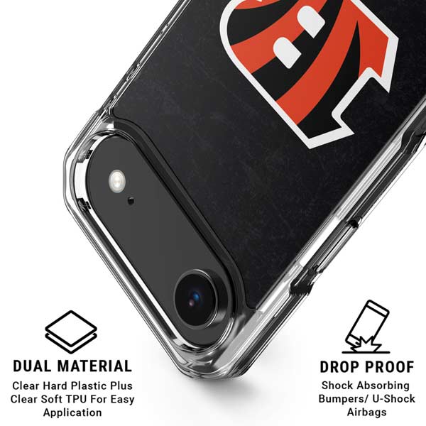 NFL Cincinnati Bengals - Distressed iPhone 17 Air Clear Case