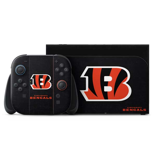 NFL Cincinnati Bengals - Distressed Nintendo Skins