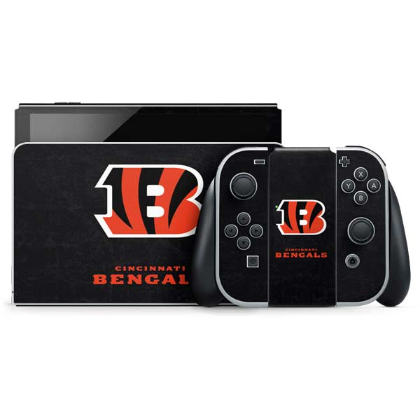 NFL Cincinnati Bengals - Distressed Nintendo Skins