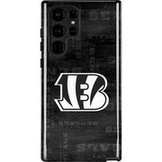 NFL Cincinnati Bengals Black & White Galaxy Cases