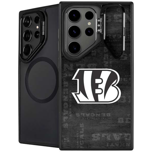 NFL Cincinnati Bengals Black & White Galaxy Cases