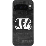 NFL Cincinnati Bengals Black & White Google Pixel 10 Pro XL Skin