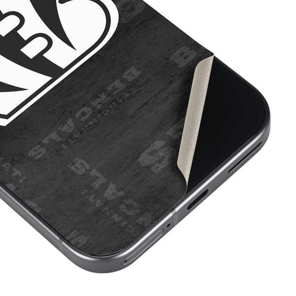 NFL Cincinnati Bengals Black & White Google Pixel 10 Pro XL Skin