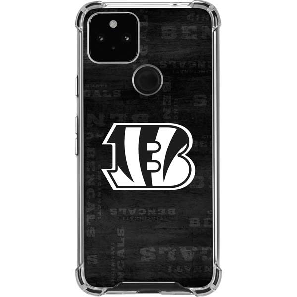 NFL Cincinnati Bengals Black & White Pixel Cases