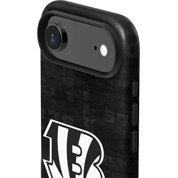 NFL Cincinnati Bengals Black & White iPhone 17 Air Impact Case