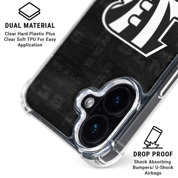 NFL Cincinnati Bengals Black & White iPhone 17 MagSafe Case