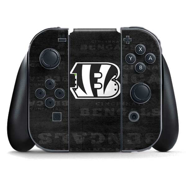 NFL Cincinnati Bengals Black & White Nintendo Skins