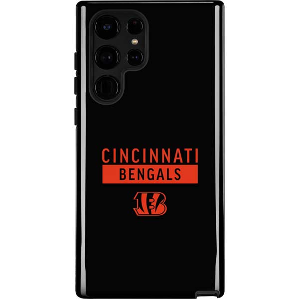 NFL Cincinnati Bengals Black Performance Series Galaxy Cases