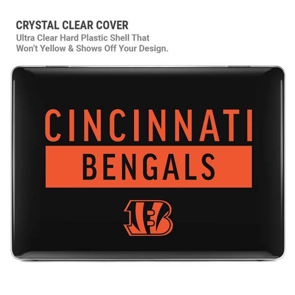 NFL Cincinnati Bengals Black Performance Series MacBook Pro 14in (2021-24) Case plus Skin