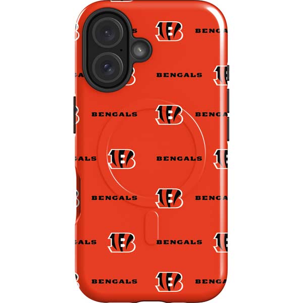 NFL Cincinnati Bengals Blitz Series iPhone 16 Magsafe Impact Case