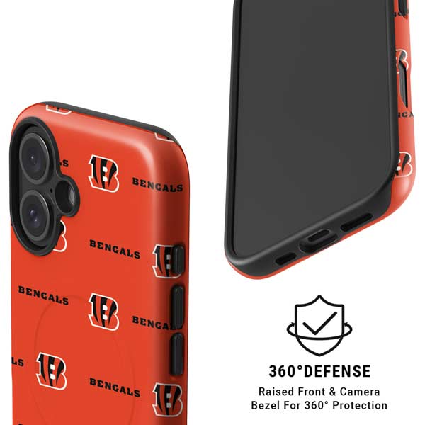 NFL Cincinnati Bengals Blitz Series iPhone 16 Magsafe Impact Case