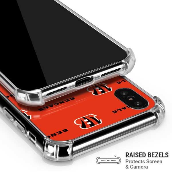 NFL Cincinnati Bengals Blitz Series iPhone X/XS Clear Case