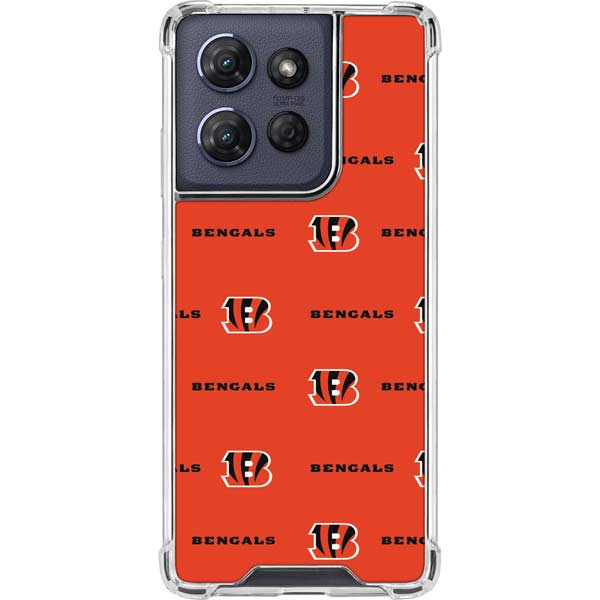 NFL Cincinnati Bengals Blitz Series Moto G 5G (2025) Clear Case