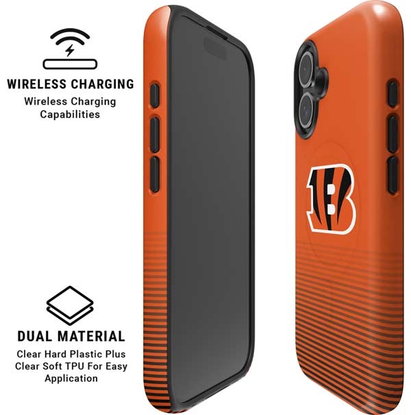 NFL Cincinnati Bengals Breakaway iPhone 16 Magsafe Impact Case