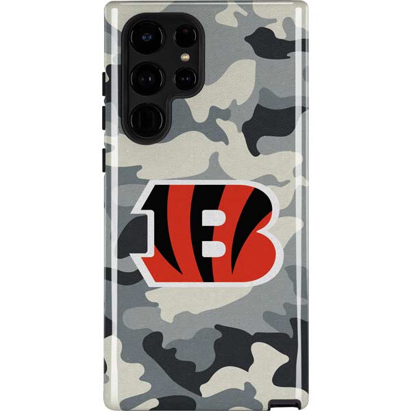 NFL Cincinnati Bengals Camo Galaxy S25 Ultra Impact Case