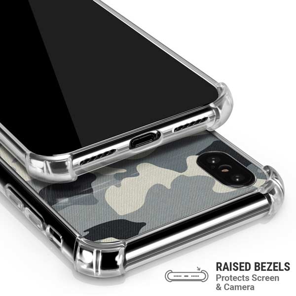 NFL Cincinnati Bengals Camo iPhone X/XS Clear Case