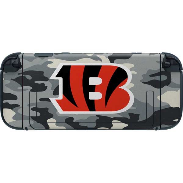 NFL Cincinnati Bengals Camo Nintendo Switch 2 (2025) with Joy-Con Skin