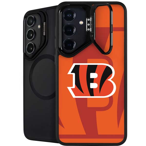 NFL Cincinnati Bengals Double Vision Galaxy S26 Plus Kickstand Case