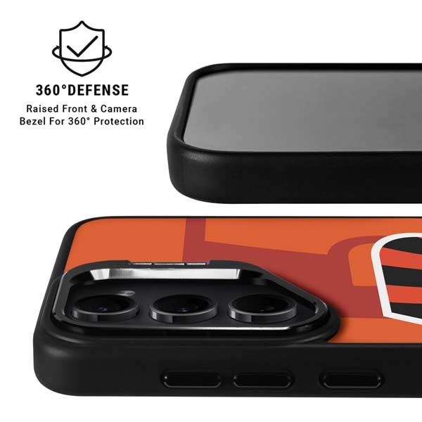 NFL Cincinnati Bengals Double Vision Galaxy S26 Plus Kickstand Case