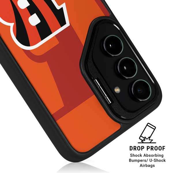 NFL Cincinnati Bengals Double Vision Galaxy S26 Plus Kickstand Case