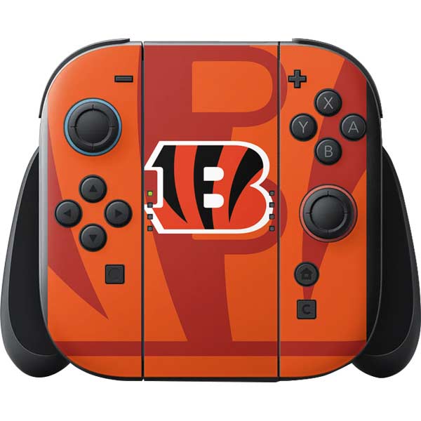 NFL Cincinnati Bengals Double Vision Nintendo Switch 2 (2025) with Joy-Con Skin
