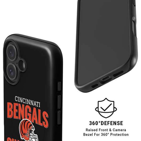 NFL Cincinnati Bengals Helmet iPhone 16 Magsafe Impact Case