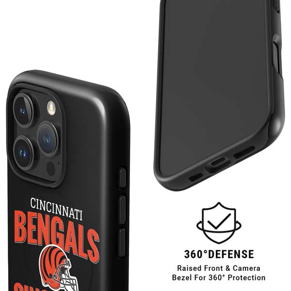 NFL Cincinnati Bengals Helmet iPhone 16 Pro Max Magsafe Impact Case