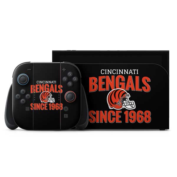NFL Cincinnati Bengals Helmet Nintendo Skins