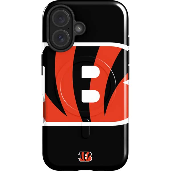 NFL Cincinnati Bengals Large Logo iPhone 16 Plus Magsafe Impact Case