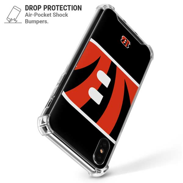 NFL Cincinnati Bengals Large Logo iPhone X/XS Clear Case
