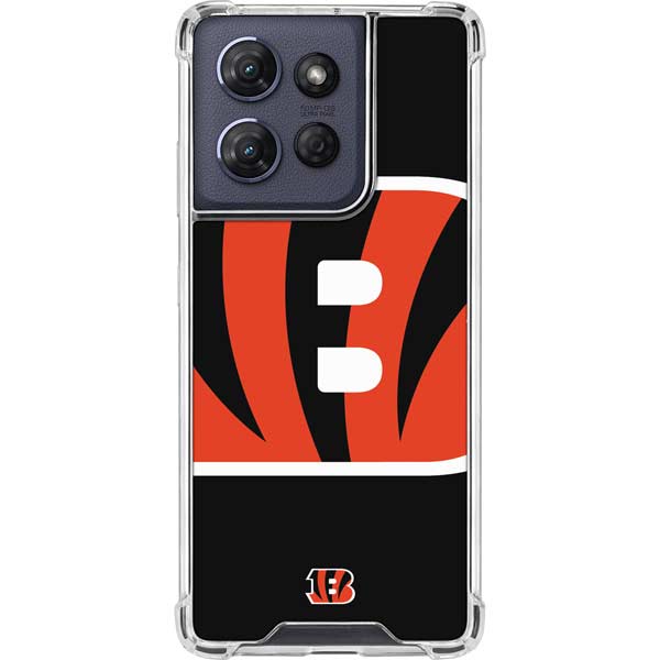 NFL Cincinnati Bengals Large Logo Moto G Power 5G (2025) Clear Case