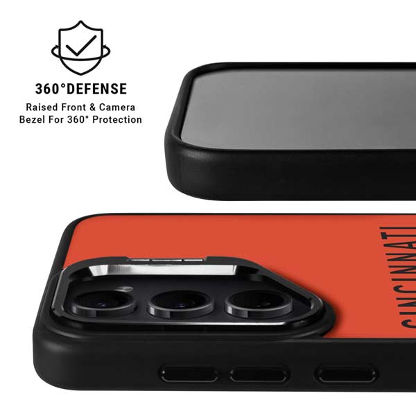 NFL Cincinnati Bengals Orange Performance Series Galaxy S26 Ultra Kickstand Case