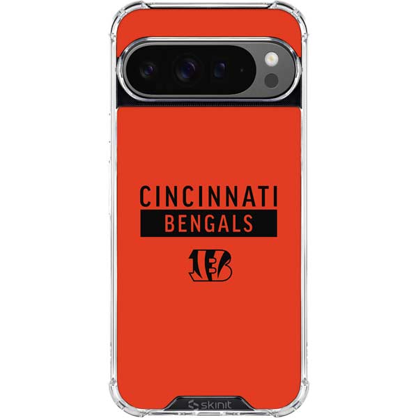 NFL Cincinnati Bengals Orange Performance Series Google Pixel 10 Pro XL Clear Case
