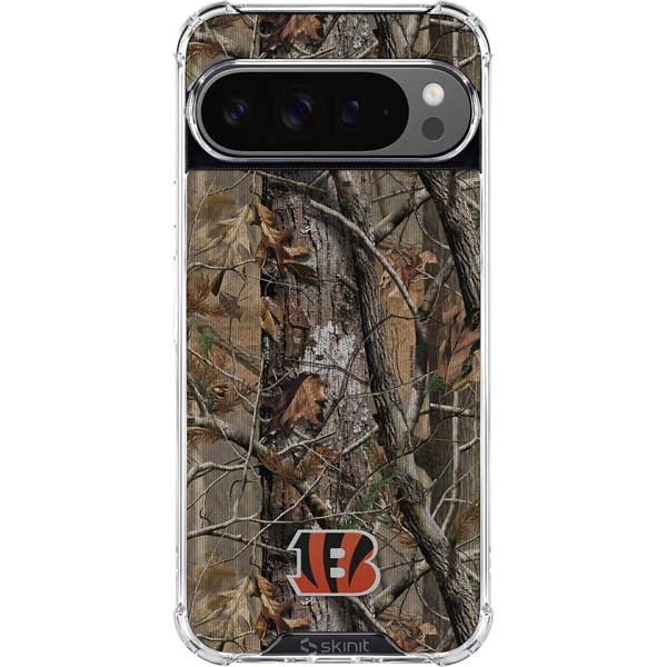NFL Cincinnati Bengals Realtree AP Camo Google Pixel 10 Pro Clear Case