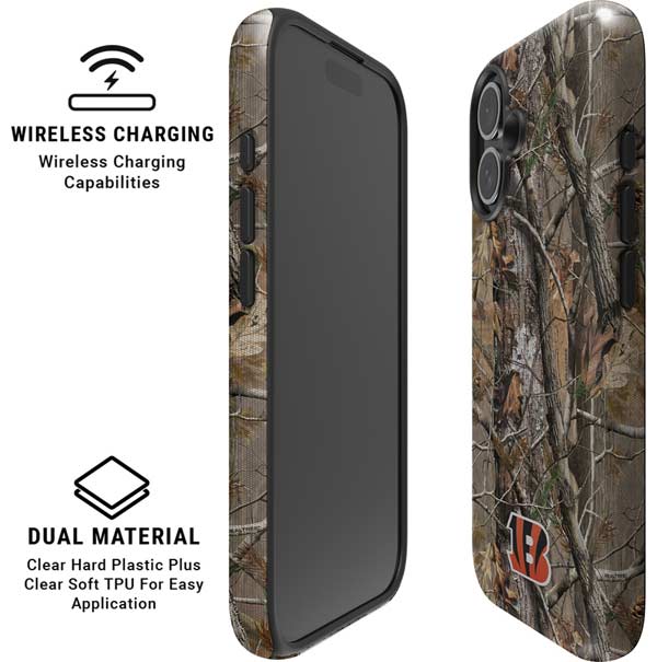 NFL Cincinnati Bengals Realtree AP Camo iPhone 16 Magsafe Impact Case