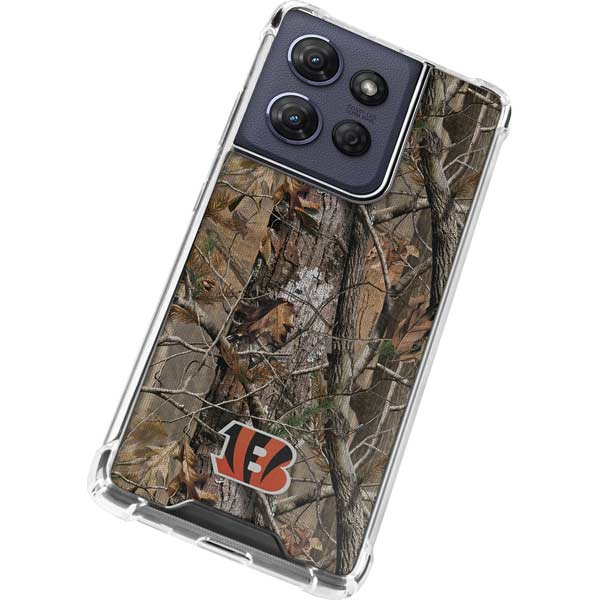 NFL Cincinnati Bengals Realtree AP Camo Moto G 5G (2025) Clear Case