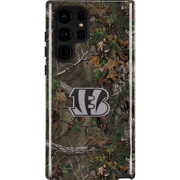 NFL Cincinnati Bengals Realtree Xtra Green Camo Galaxy Cases