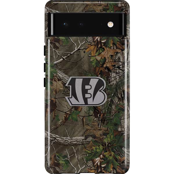 NFL Cincinnati Bengals Realtree Xtra Green Camo Pixel Cases