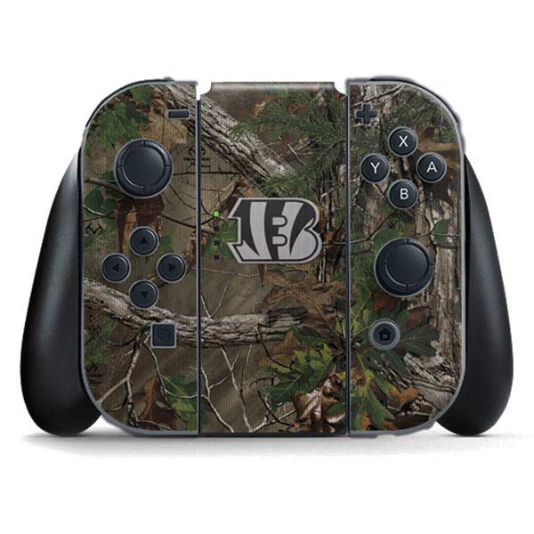 NFL Cincinnati Bengals Realtree Xtra Green Camo Nintendo Skins