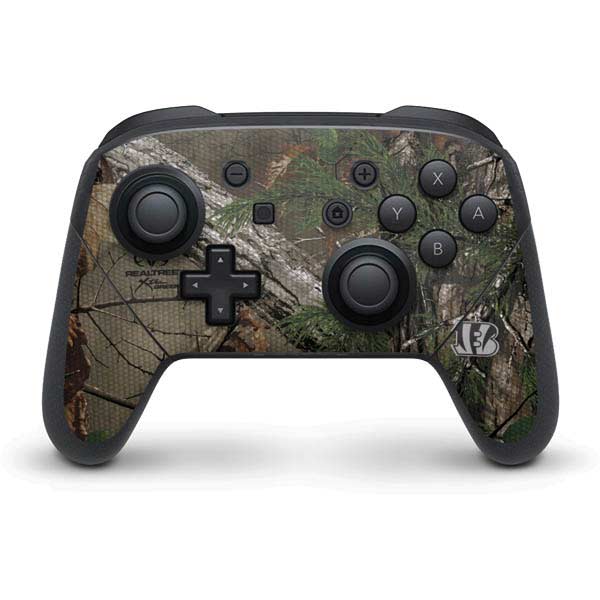 NFL Cincinnati Bengals Realtree Xtra Green Camo Nintendo Skins