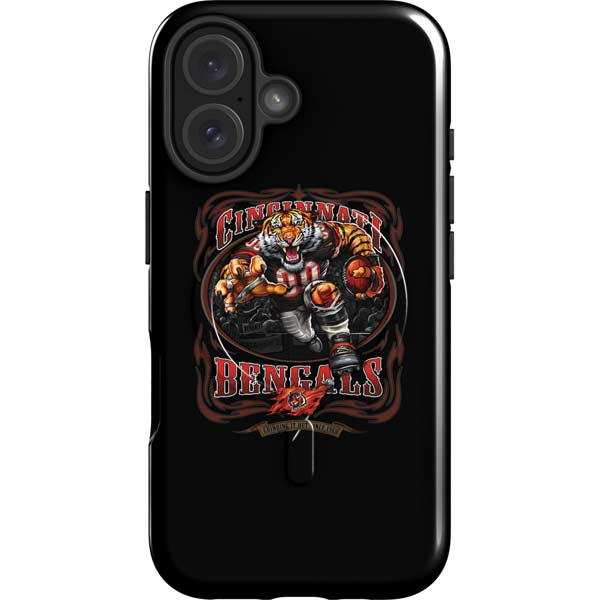 Liquid Blue NFL Cincinnati Bengals Running Back iPhone 16 Magsafe Impact Case