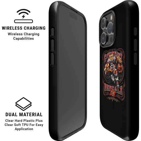 Liquid Blue NFL Cincinnati Bengals Running Back iPhone 16 Pro Magsafe Impact Case